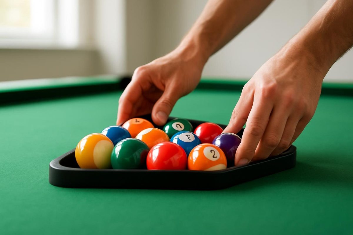 How to Rack Pool Balls Correctly