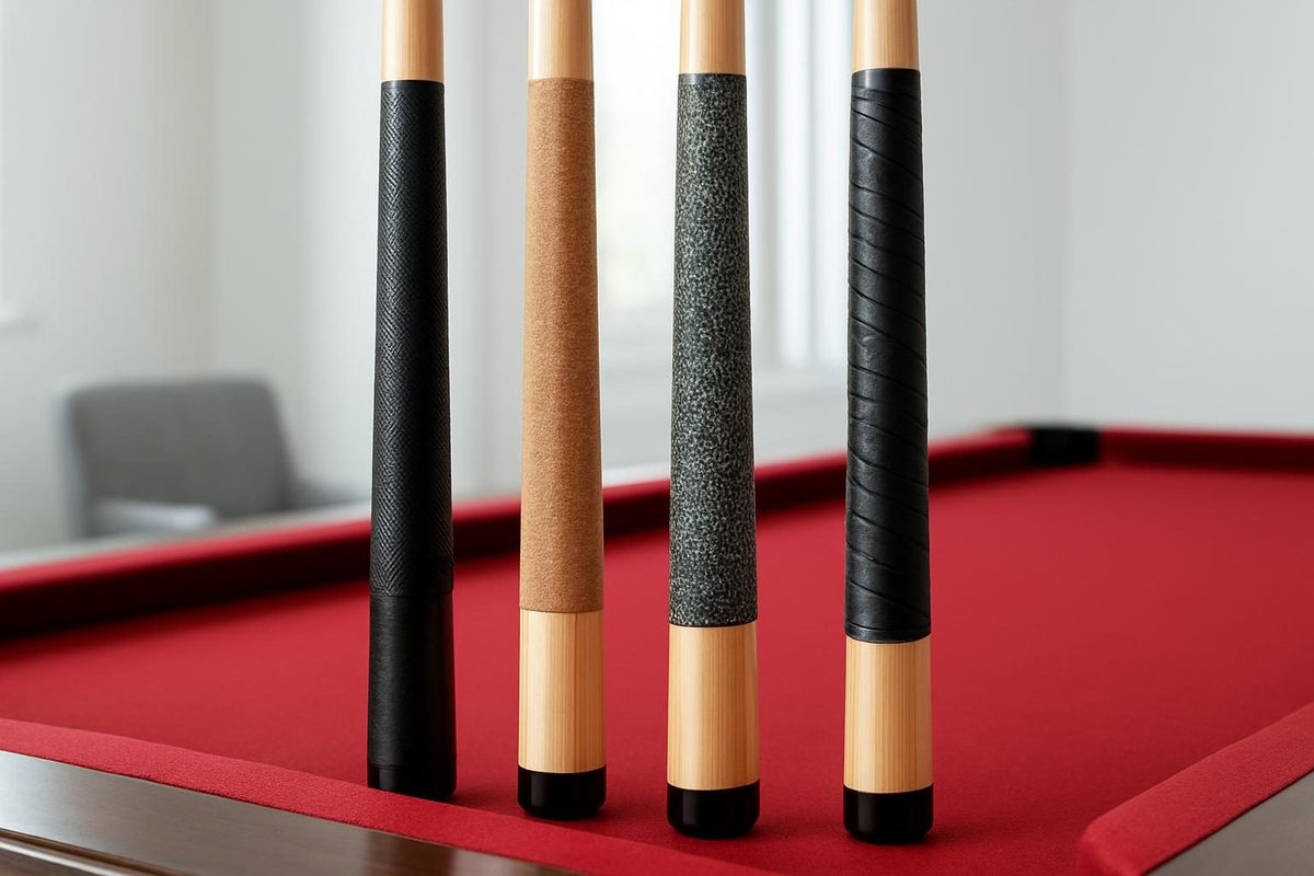 Pool Cue Wrap Types: Linen vs Leather vs Rubber